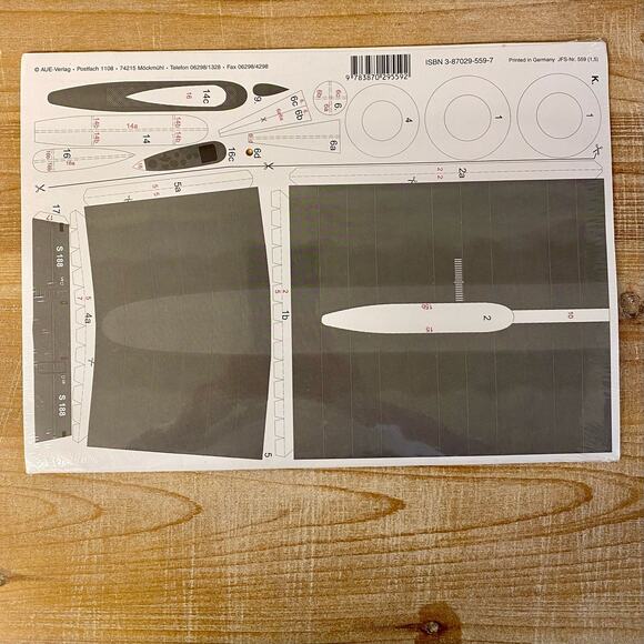 Writer-Sheet Kartonmodellbau U Boot U9 Paper Model Making Craft Sheets-Boat Ship - Picture 2 of 2